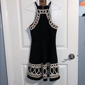 Round Bottom Black Dress